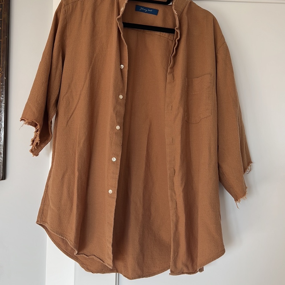 Tan Button Down - image 4